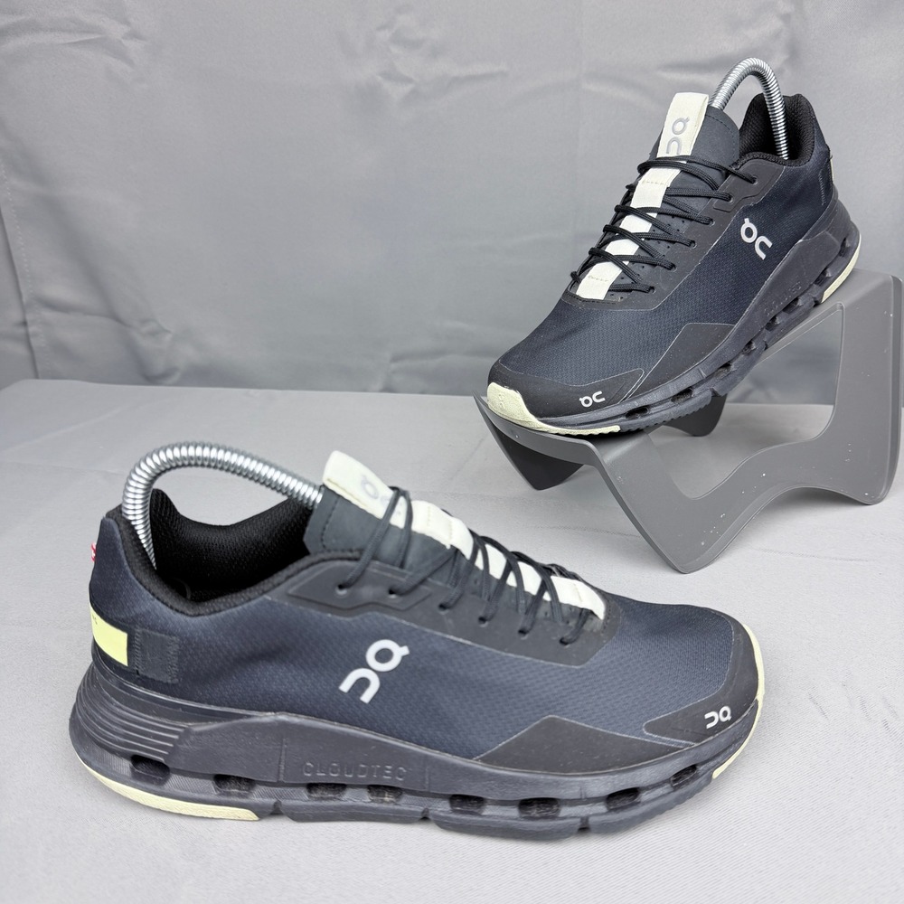 On Cloudnova Form Black Eclipse Running Shoes 26.98309 Womens 7.5 Low Top